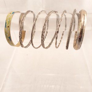 Set of 7 Bangle Bracelets
